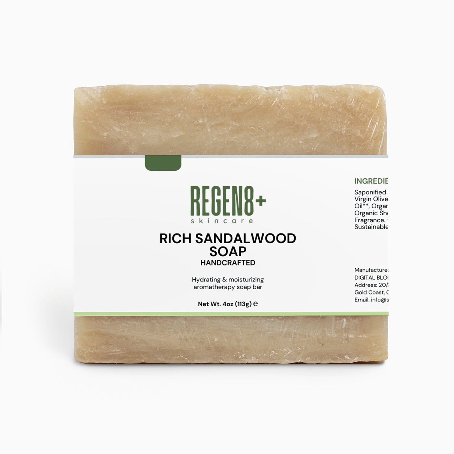 Regen8+ Rich Sandalwood Soap