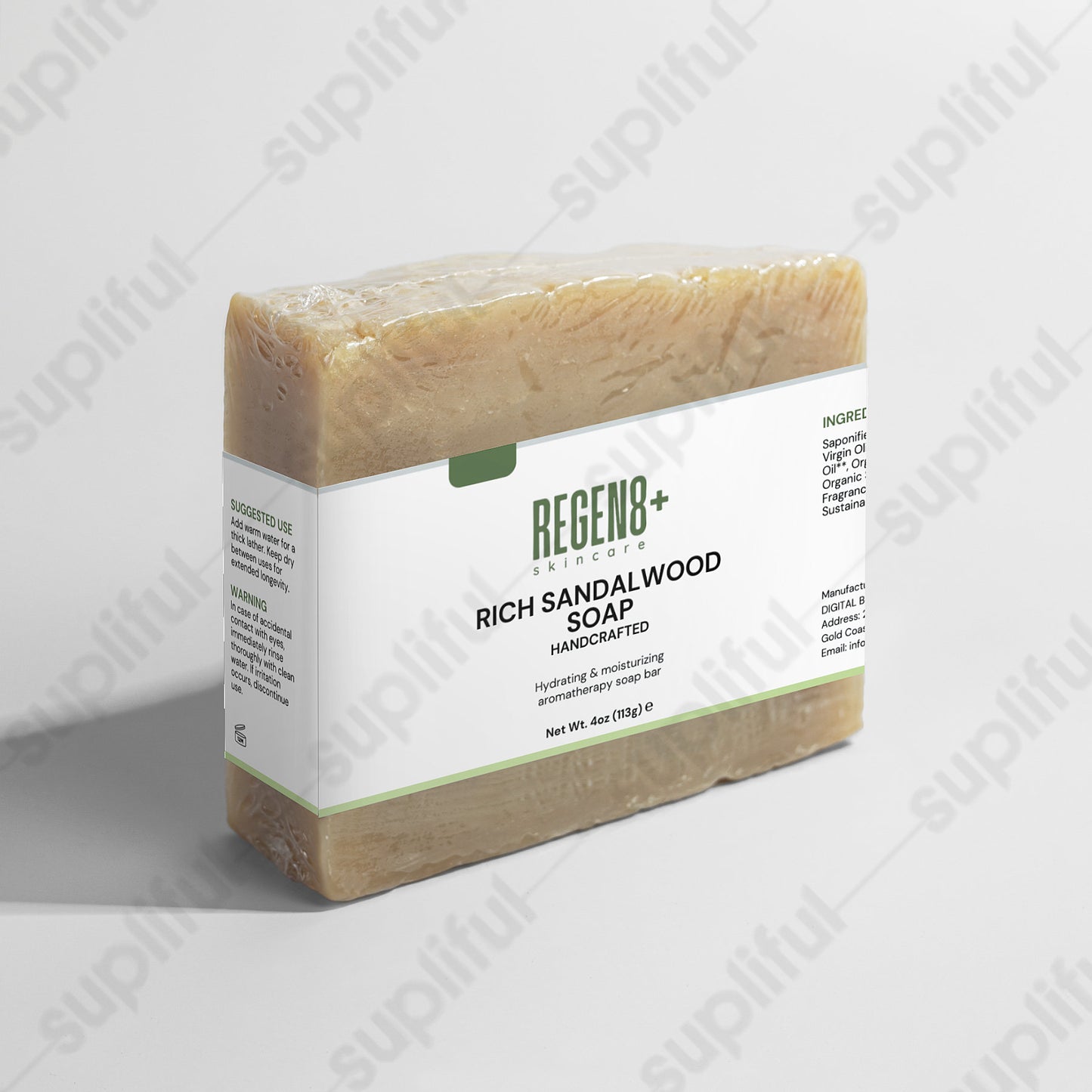 Regen8+ Rich Sandalwood Soap