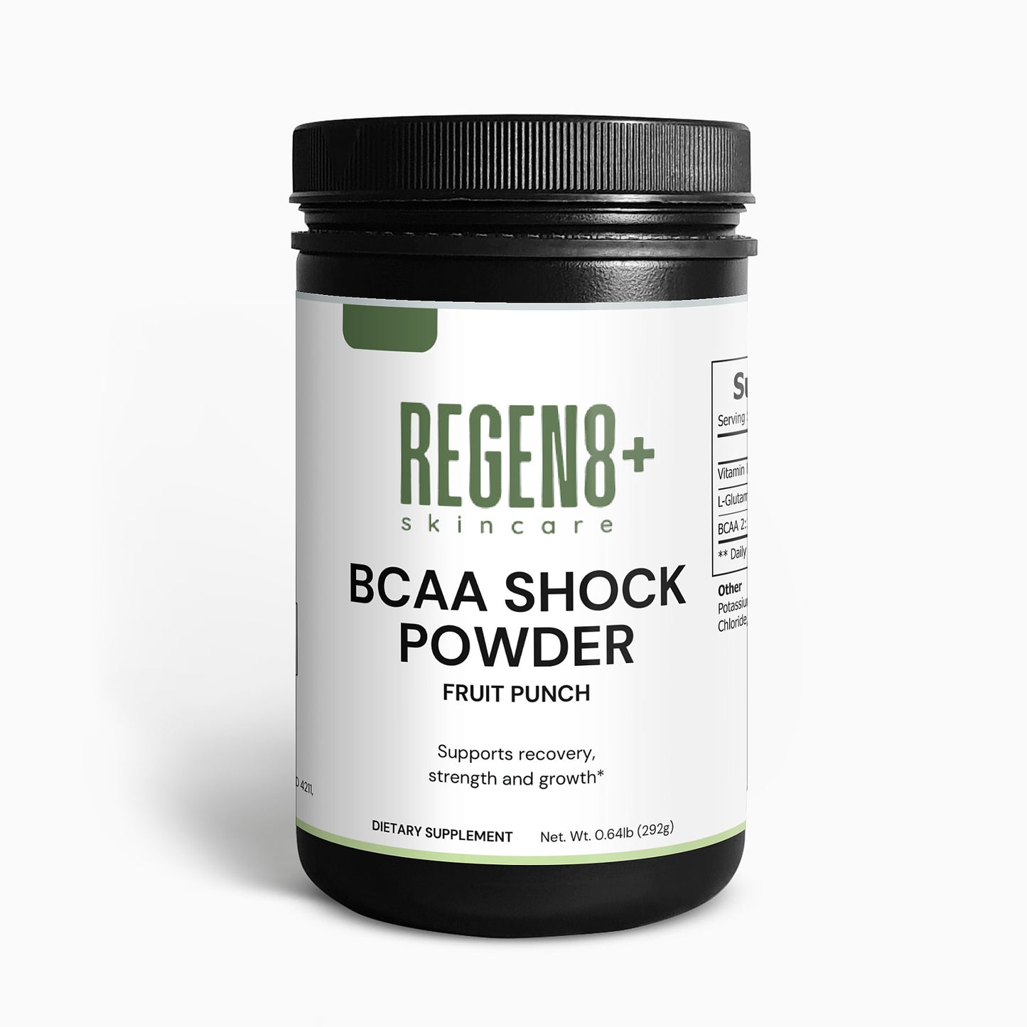 Regen8+ BCAA Shock Powder (Fruit Punch)