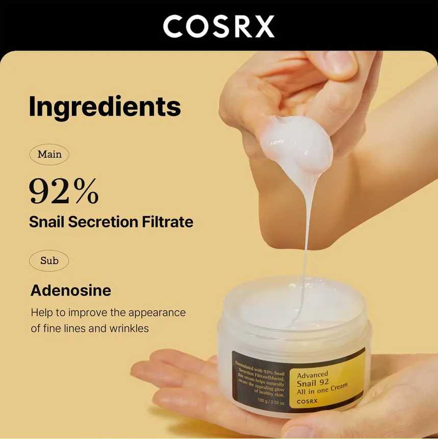 COSRX - Advanced Snail 92 All In One Cream | 100g